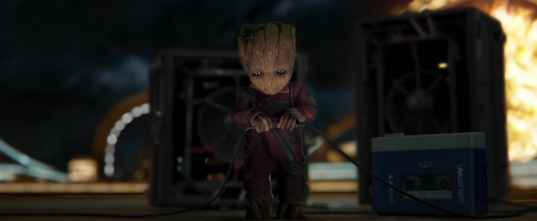 Baby Groot in Guardians of the Galaxy Vol.2