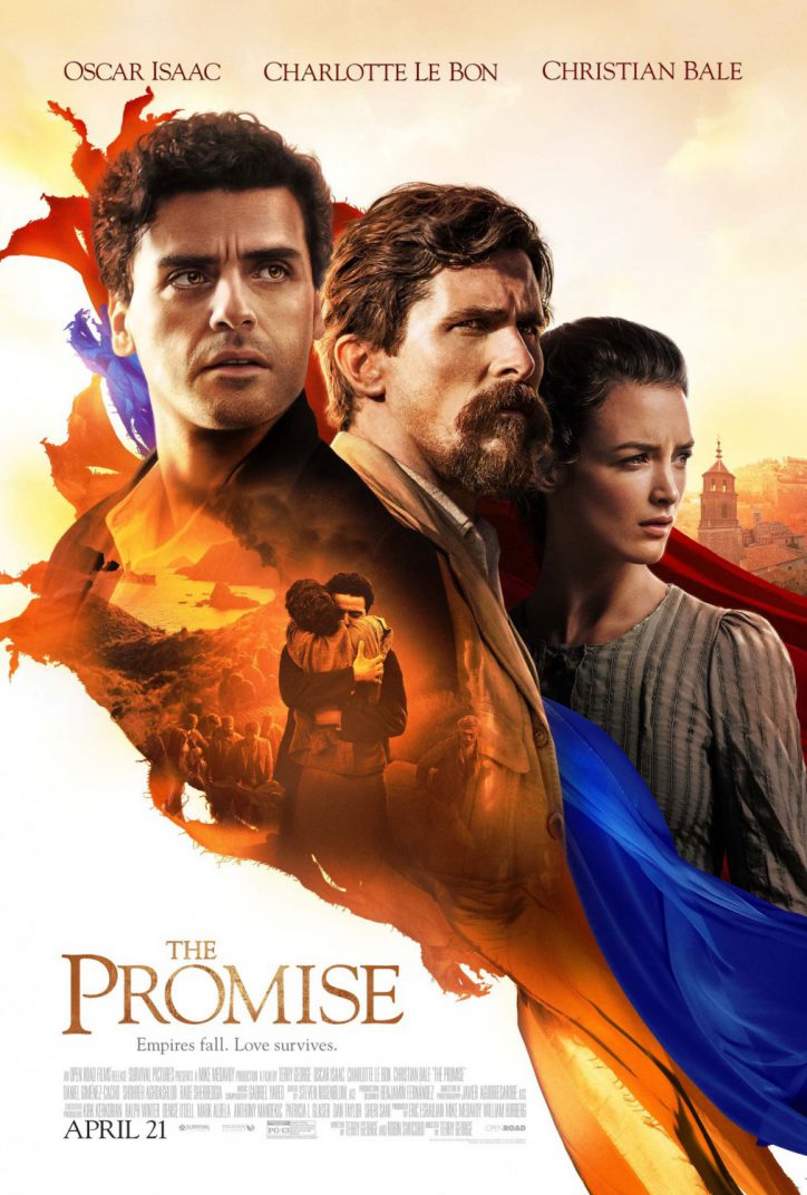 The Promise Movie poster Oscar Isaac Christian Bale
