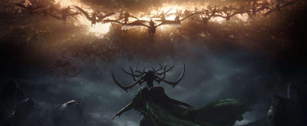 Thor Ragnarok Movie Trailer Screencaps Stills Screenshots Screengrabs Cate Blanchett Hela